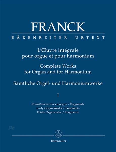 Sämtliche Orgelwerke und Harmoniumwerke. Bd.1, Noten