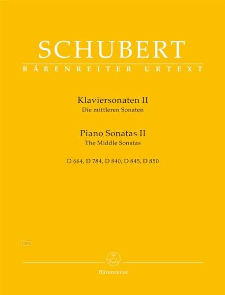 Franz Schubert: Klaviersonaten II -Die mittleren Sonaten-, Buch