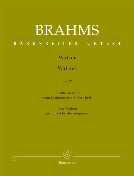 Johannes Brahms: Walzer op. 39 (leichte Ausgabe, Noten