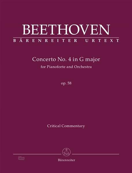 Ludwig van Beethoven: Konzert für Klavier und Orchester Nr. 4 G-Dur op. 58, Noten