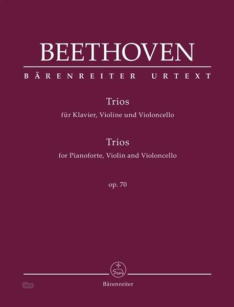 Ludwig van Beethoven: Trios für Klavier, Violine und Violoncello op. 70, Noten