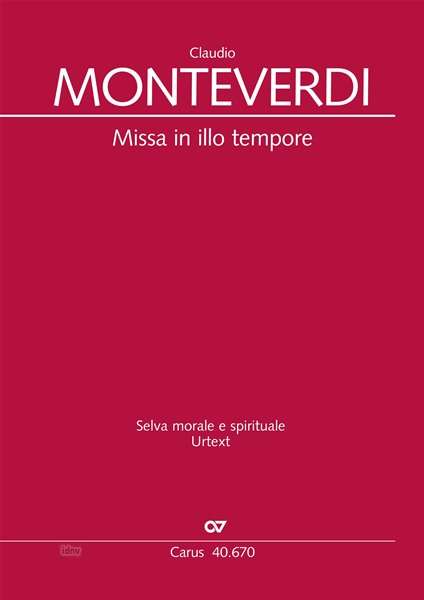 Claudio Monteverdi: Missa in illo tempore, Noten