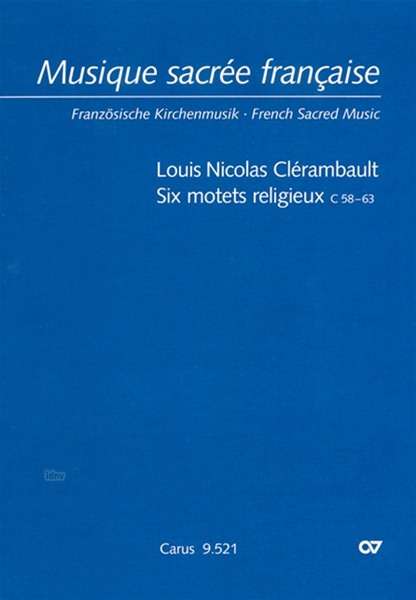 Louis-Nicolas Clerambault: Clerambault: Sechs Motetten, Noten