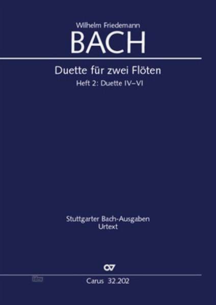 Wilhelm Friedemann Bach: Sonata IV (Duetto) F-Dur, Noten