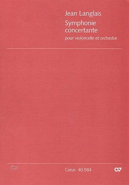 Jean Langlais: Symphonie concertante pour vio, Noten