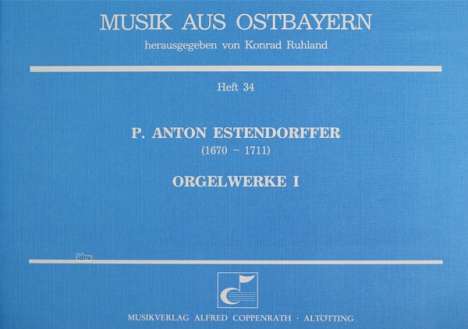 Estendorffer: Orgelwerke I, Noten