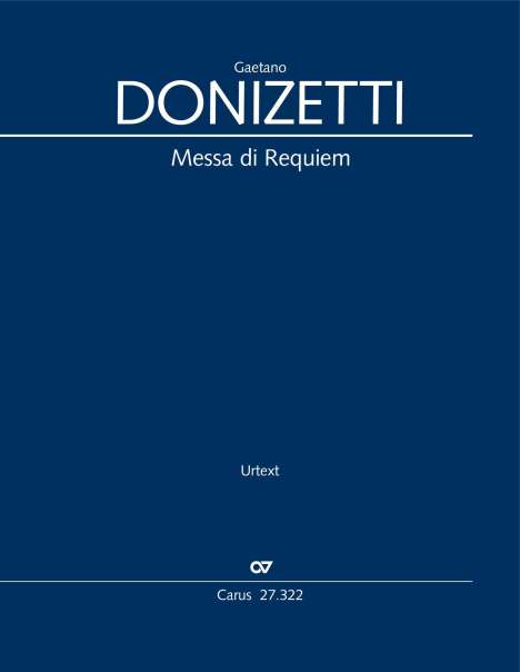 Gaetano Donizetti (1797-1848): Messa di Requiem (Klavierauszug), Buch