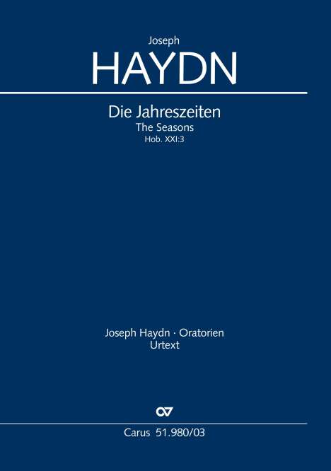 Joseph Haydn (1732-1809): Die Jahreszeiten (KIavierauszug), Buch