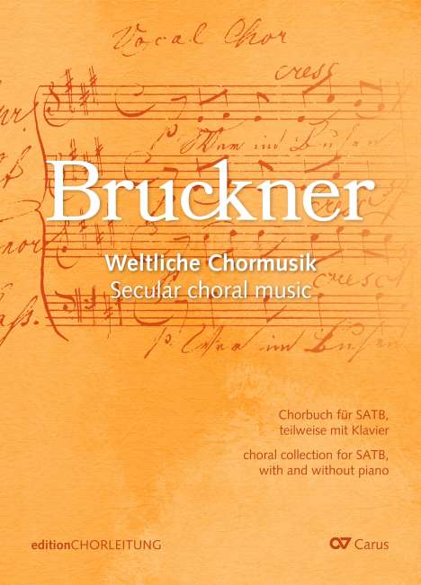 Anton Bruckner (1824-1896): Chorbuch Bruckner, Buch