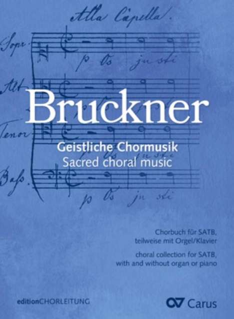 Anton Bruckner (1824-1896): Chorbuch Bruckner, Buch