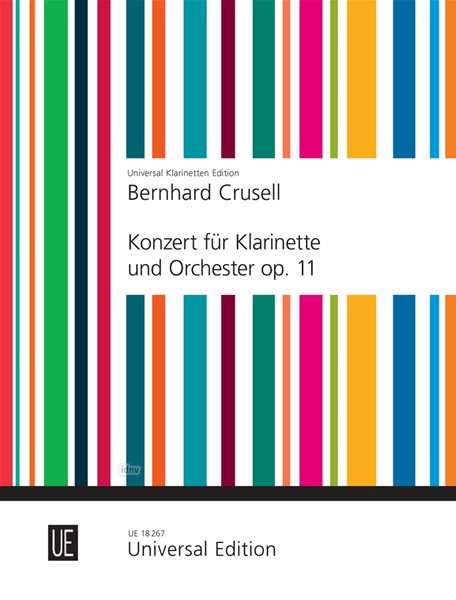 Bernhard Crusell: Konzert Nr. 3 für Klarinette und Klavier B-Dur op. 11 (1807), Noten