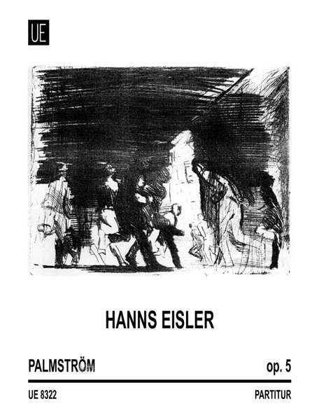 Palmström für eine Sprechstimme,Piccoloflöte,A-Klarinette,Violine(Viola) und Violoncello op. 5 (1924), Noten