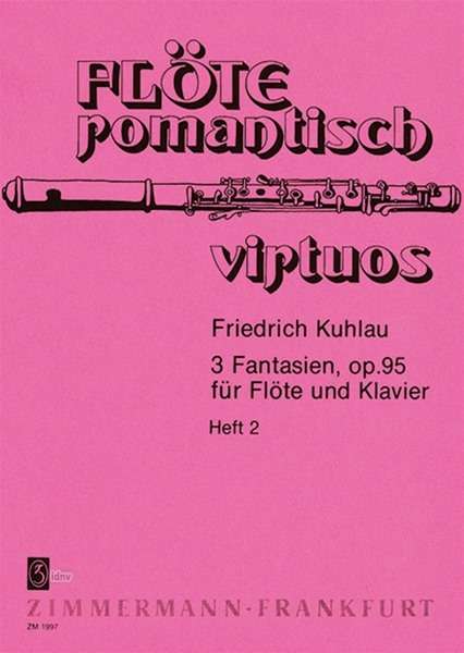 Friedrich Kuhlau: Drei Fantasien, Heft 2 op. 95, Noten