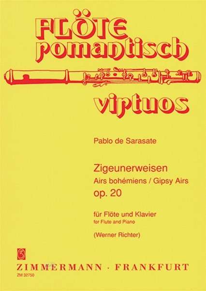 Pablo de Sarasate: Zigeunerweisen op. 2, Noten