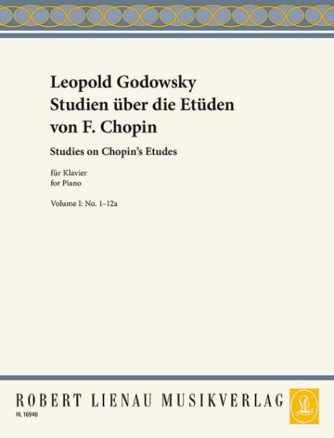 Studien über die Etüden von F. Chopin, Noten