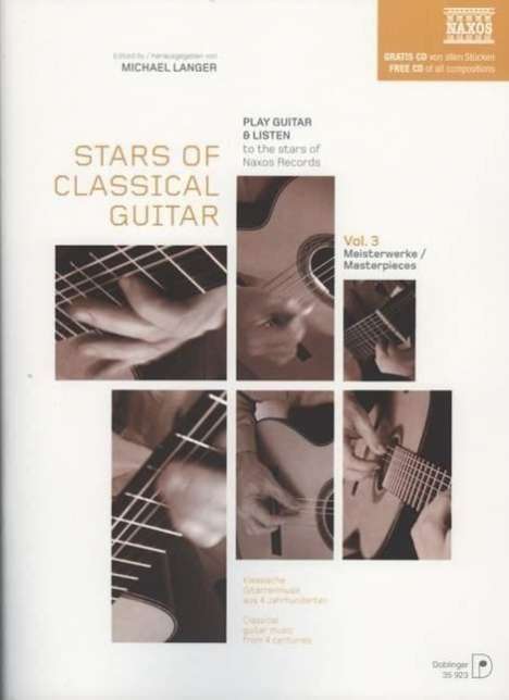 Stars of Classical Guitar Vol. 3: Meisterwerke, Noten
