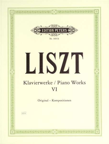 Franz Liszt: Klavierwerke, Band 6: Original, Noten