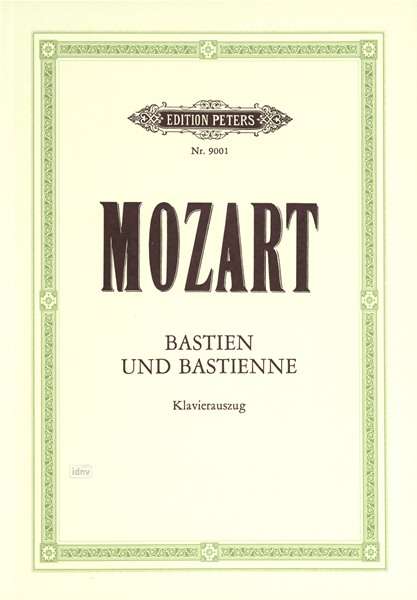 Wolfgang Amadeus Mozart: Bastien und Bastienne KV 50 (46b) (Wien, 1768), Noten