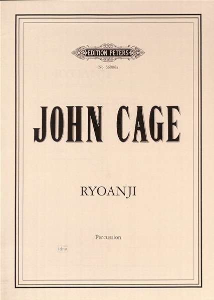 John Cage: Ryoanji, Noten