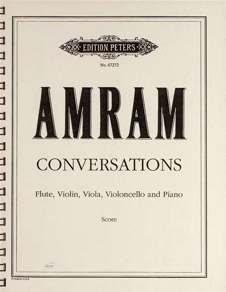 David Amram: Conversations, Noten