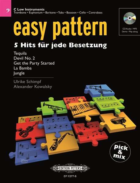 Ulrike Schimpf: easy pattern | Low Instruments, Noten