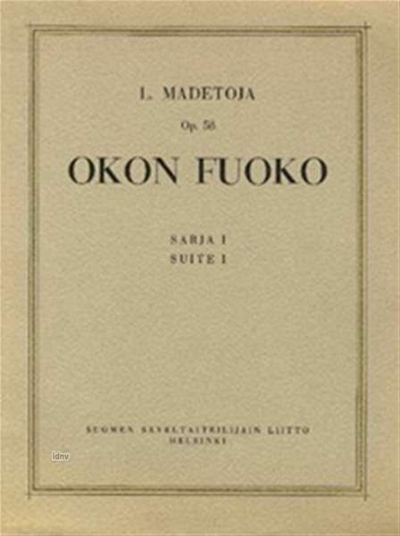 Leevi Madetoja: Okon Fuoko Suite, Noten