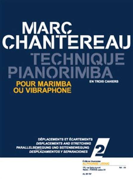 Marc Chantereau: Technique Pianorimba (en 3 volumes), Noten