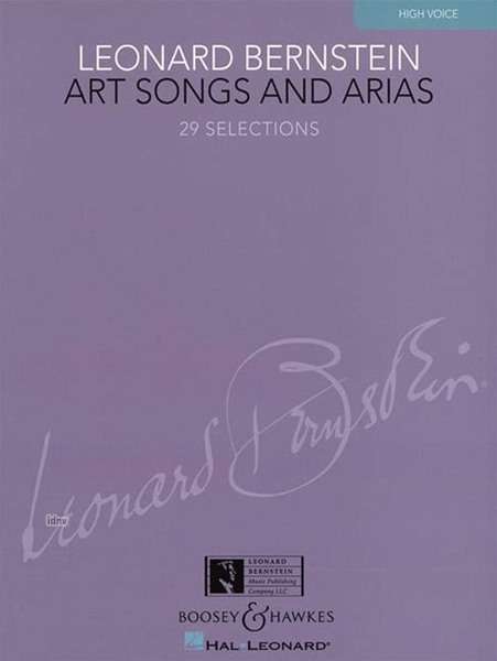Leonard Bernstein: Art Songs and Arias, Noten