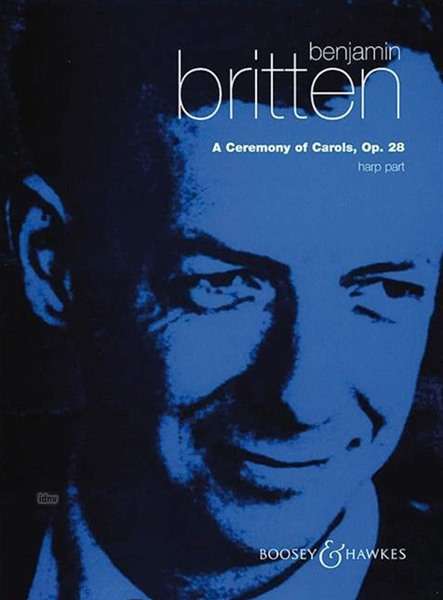 Benjamin Britten: A Ceremony of Carols, Einzelstimme Harfe, Noten