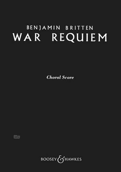 Benjamin Britten: War Requiem op. 66., Chorpartitur, Noten