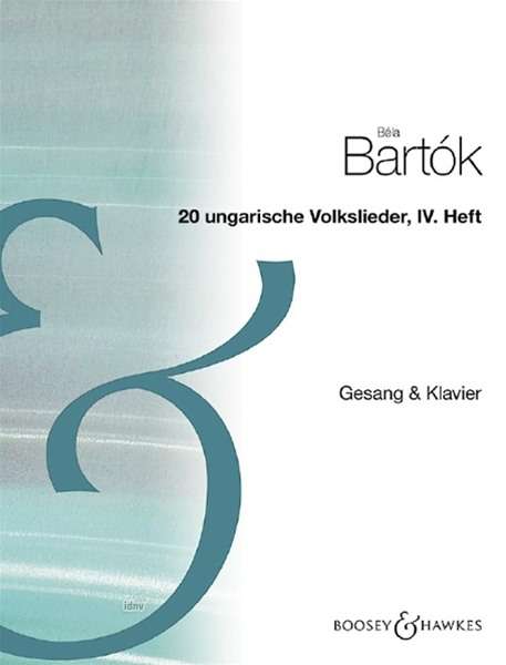 Bela Bartok: 20 Ungarische Volkslieder, Noten