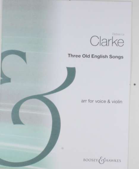 Rebecca Clarke: Three Old English Songs, Noten
