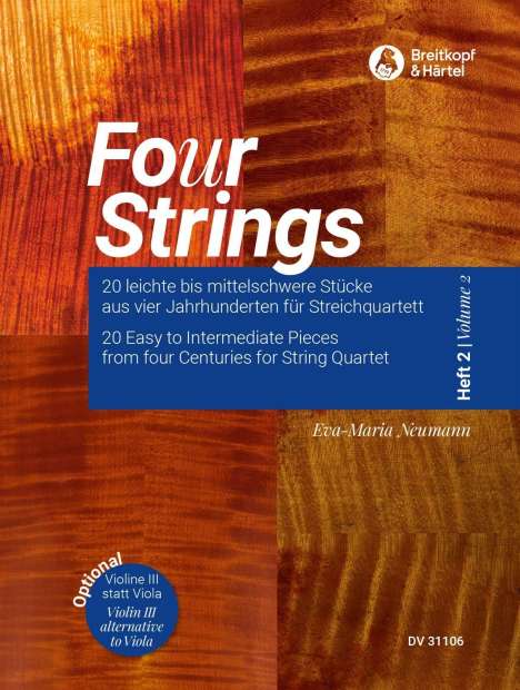 Neumann, E: Fo(u)r Strings, Heft 2 -20 leichte bis mittelsch, Buch