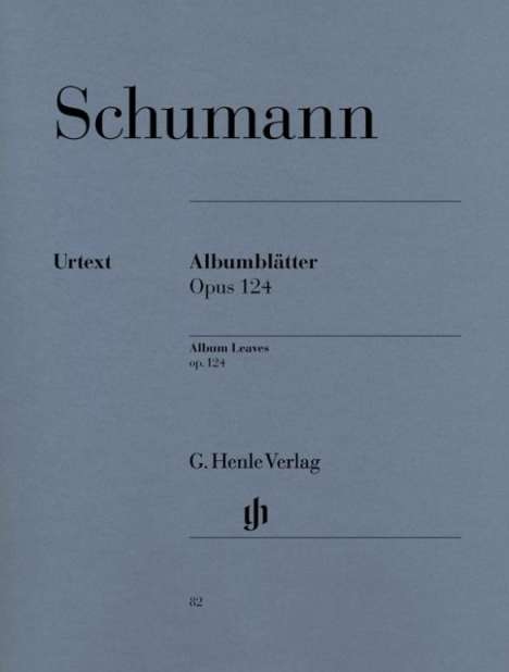 Schumann, Robert - Albumblätter op. 124, Noten