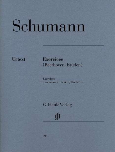 Schumann, R: Exercices (Beethoven-Etüden), Buch