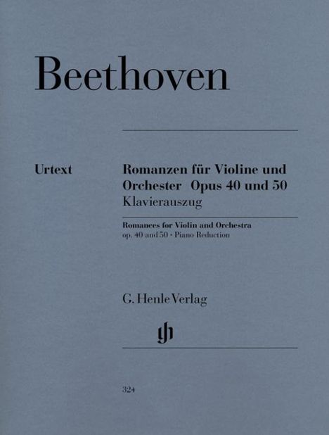 Beethoven, Ludwig van - Violinromanzen G-dur op. 40 und F-dur op. 50, Noten