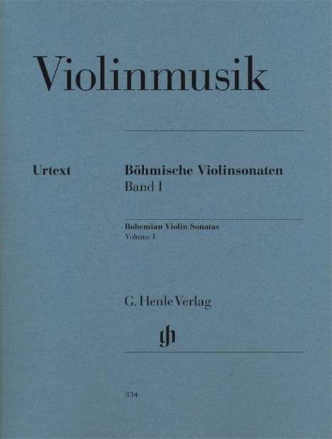 Böhmische Violinsonaten Band I  (mit Basso Continuo-Stimme), Noten