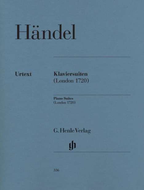 Händel, Georg Friedrich - Klaviersuiten (London 1720), Noten
