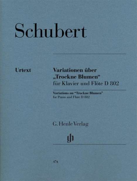 Schubert, Franz - Variationen über "Trockne Blumen" e-moll op. post. 160 D 802, Noten