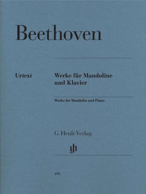 Beethoven, Ludwig van - Werke für Mandoline und Klavier, Noten