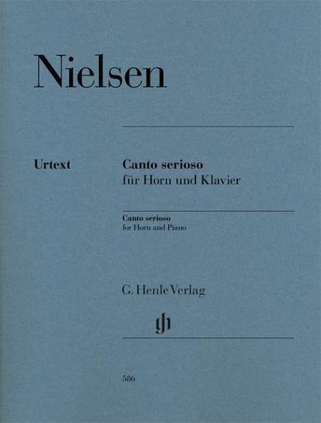 Carl Nielsen: Canto serioso für Horn und Klavier, Noten