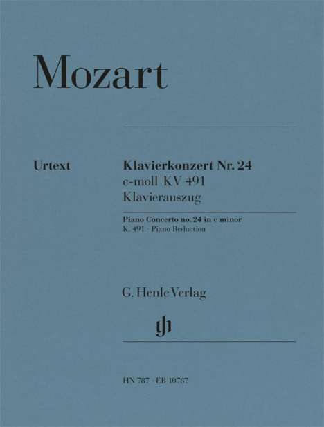 Wolfgang Amadeus Mozart (1756-1791): Mozart, Wolfgang Amadeus - Klavierkonzert c-moll KV 491, Buch