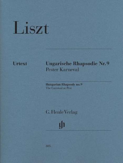Ungarische Rhapsodie Nr.9, Klavier, Noten