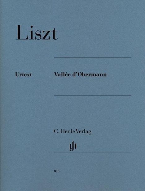 Vallée d'Obermann, Klavier, Noten