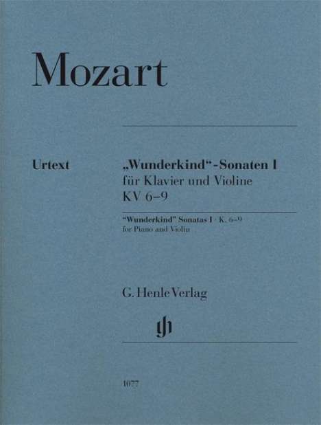 Wunderkind-Sonaten, für Klavier und Violine, Klavierpartitur u. Víolinstimme. Bd.1, Noten