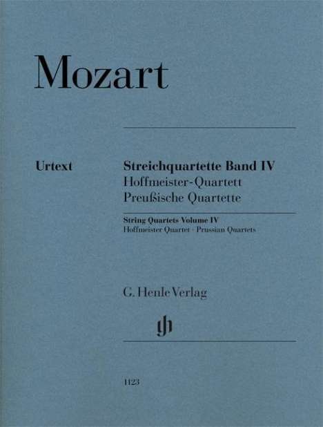 Wolfgang Amadeus Mozart: Streichquartette Band 4, Noten
