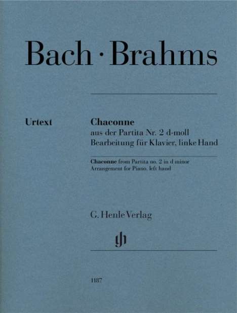 Johann Sebastian Bach (1685-1750): Chaconne aus der Partita Nr. 2 d-moll, Buch