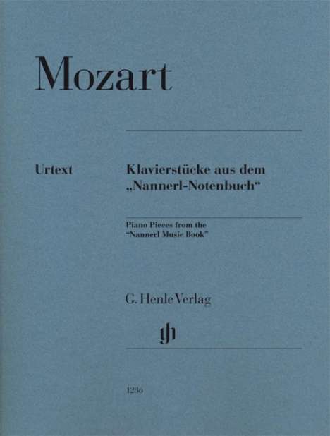 Wolfgang Amadeus Mozart (1756-1791): Piano Pieces from the "Nannerl Music Book", Buch