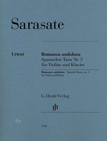 Sarasate, P: Romanza andaluza - Spanischer Tanz Nr. 3, Buch