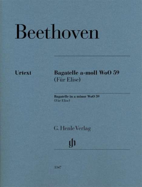 Ludwig van Beethoven: Bagatelle a-moll WoO 59 (Für Elise), Buch